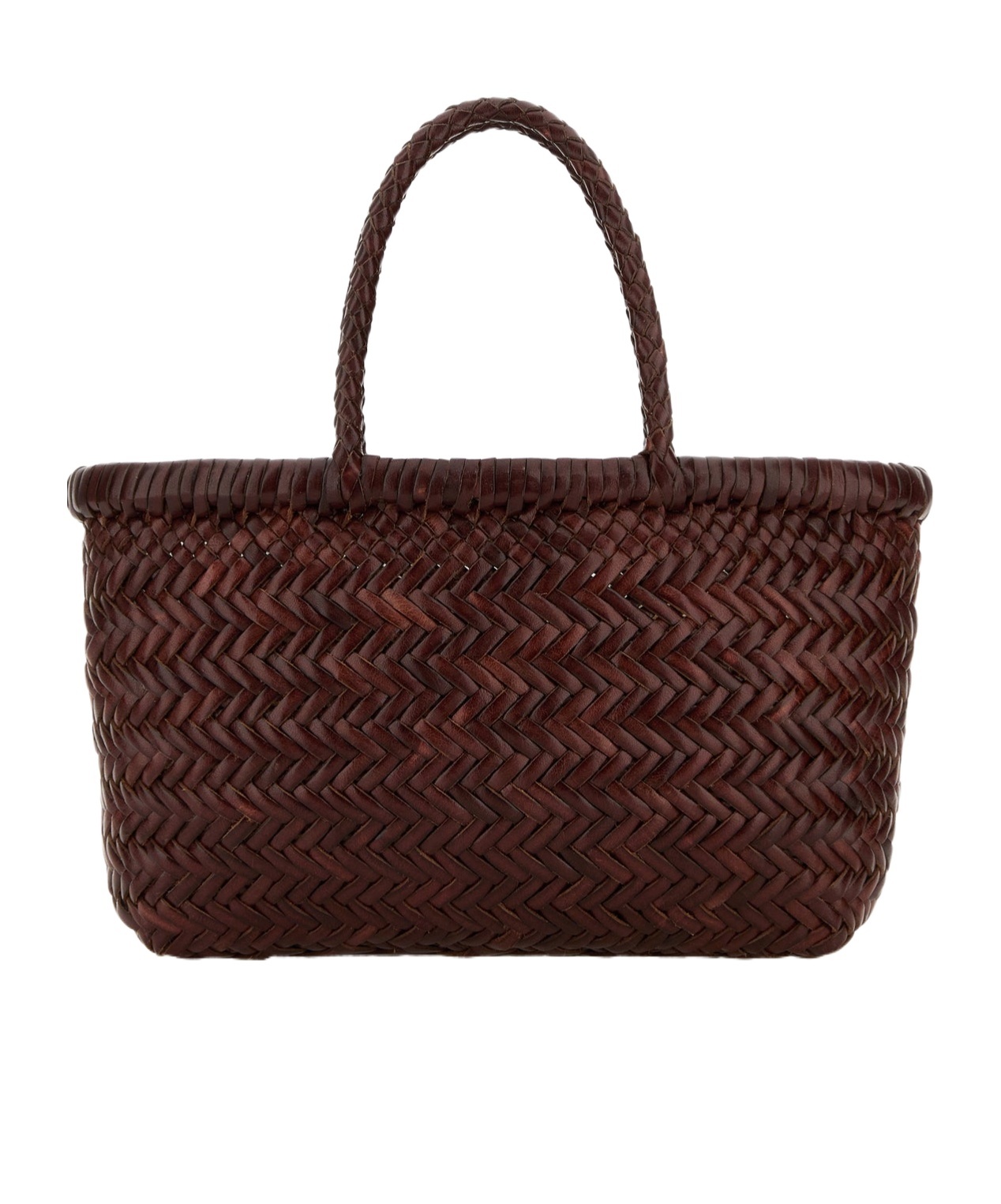 Dragon Diffusion Flat Gora Mini Tote Bag In Brown