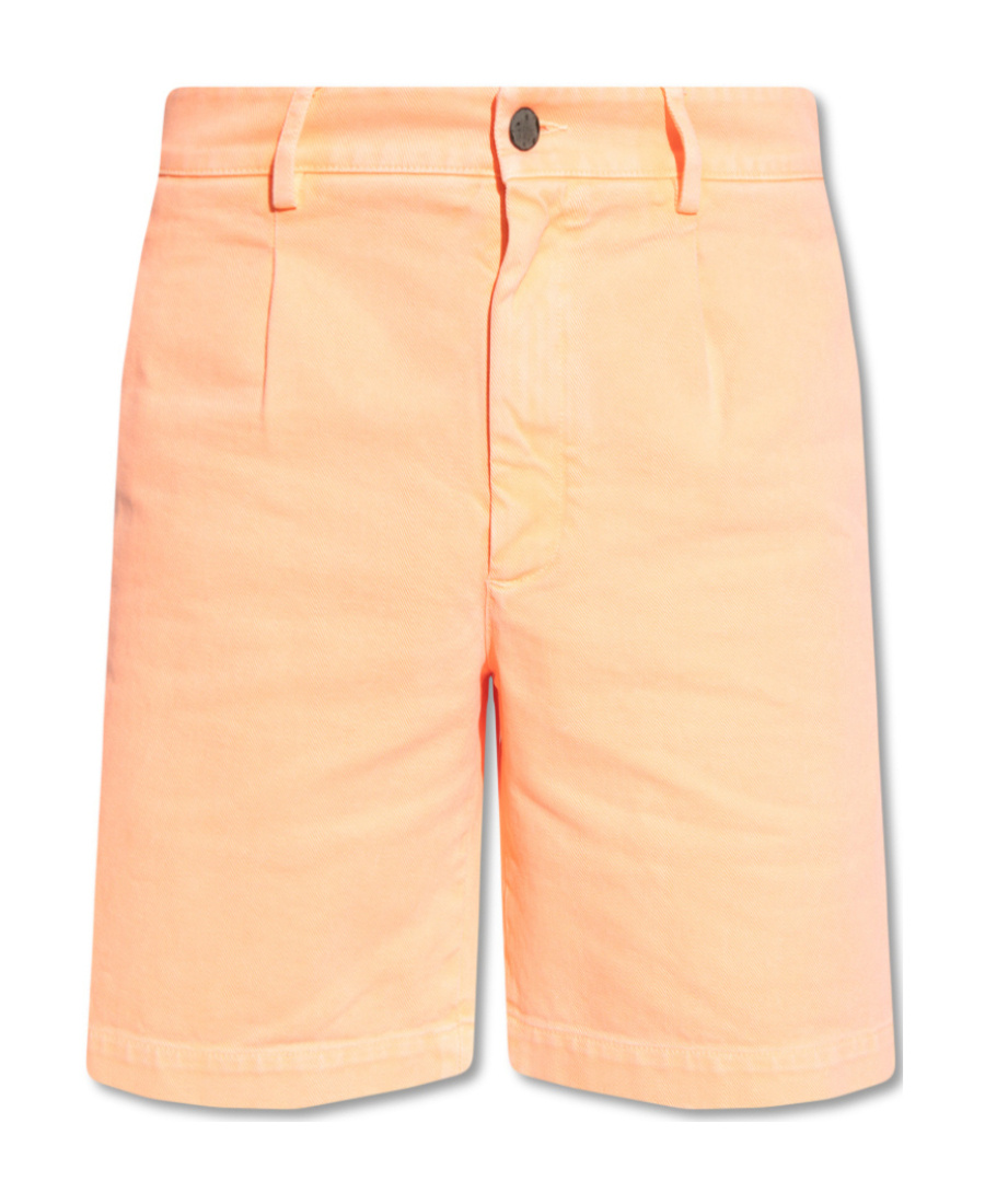 Palm Angels Cotton-twill Bermuda Shorts In Nude