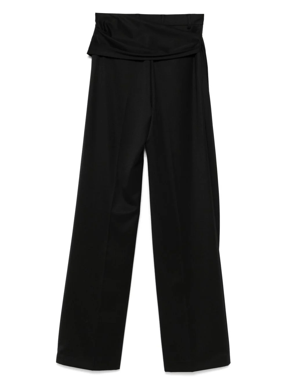 Giuseppe Di Morabito Drape-detailed Trousers In Black