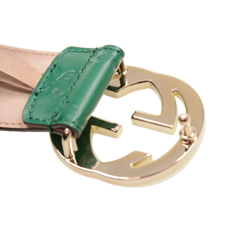 Gucci Signature Belt In Green