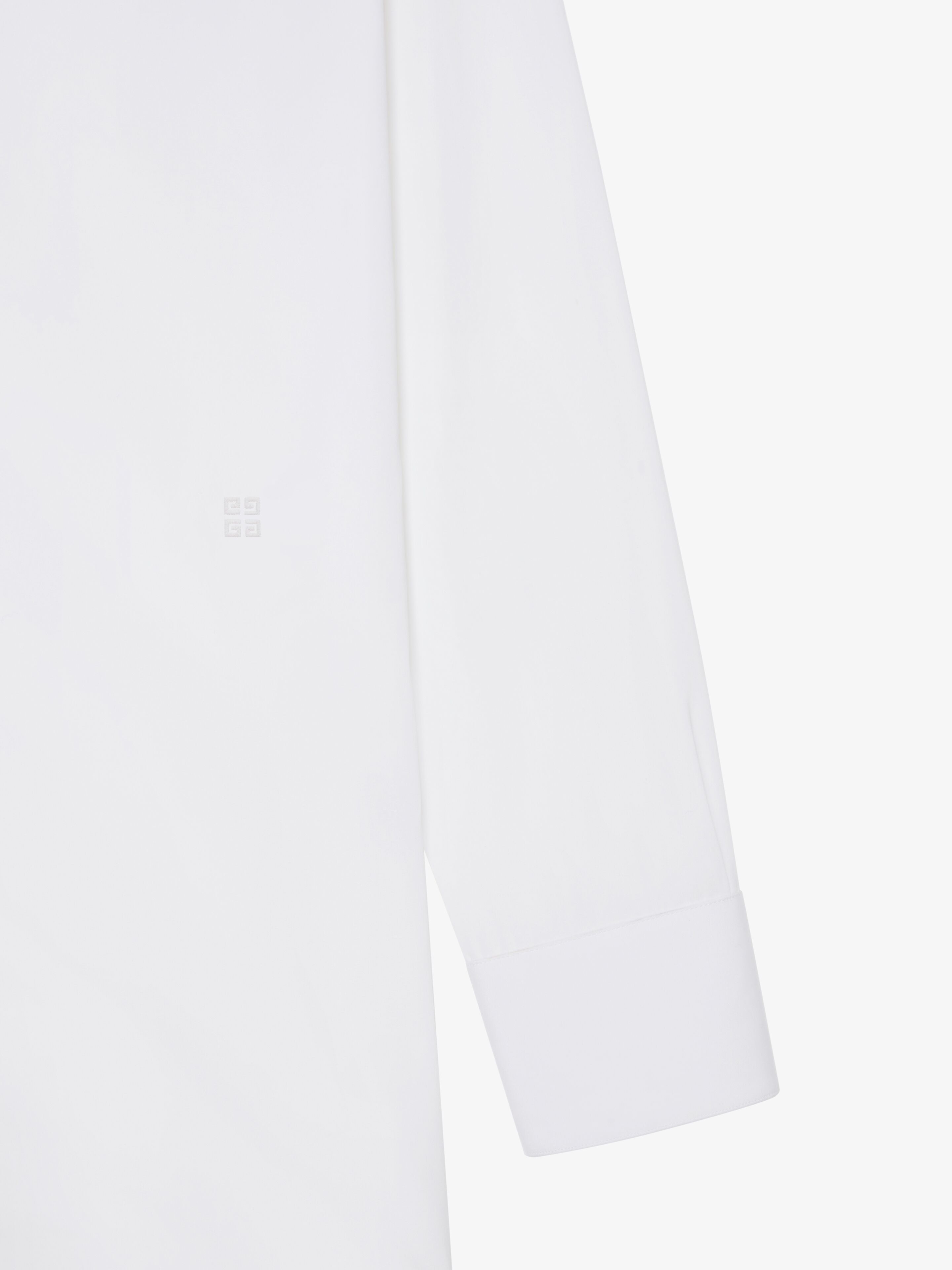 Givenchy Lapel Long-sleeved Shirt In White