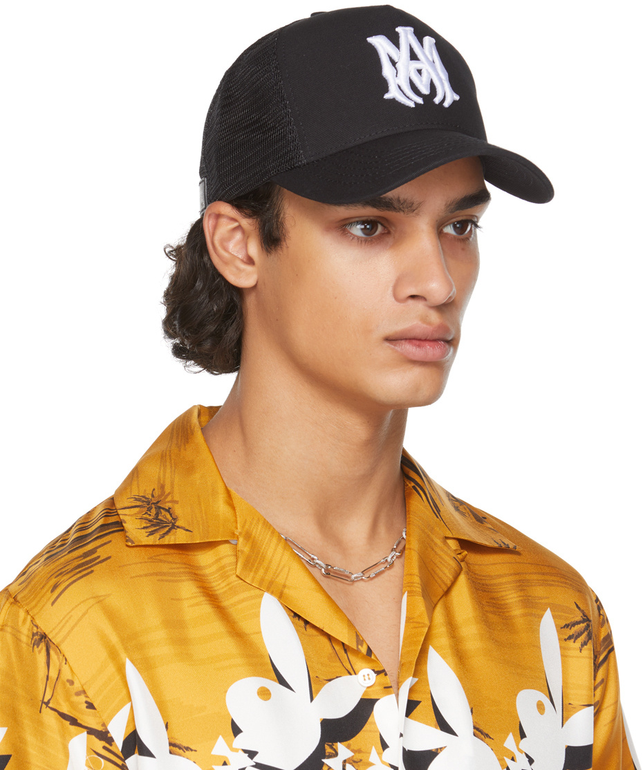 Amiri Mesh Logo Trucker Hat In Multicolor