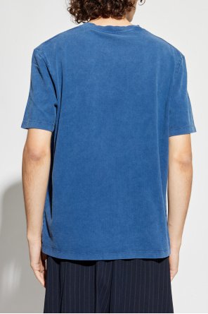 Balmain Loose Ss T-shirt Clothing In Blue
