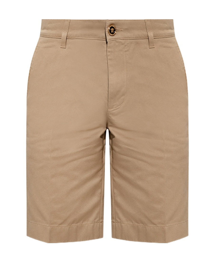 Versace Knee-length Bermuda Shorts In Brown