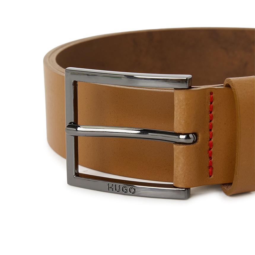 Hugo Boss Buckle Belt In Brown