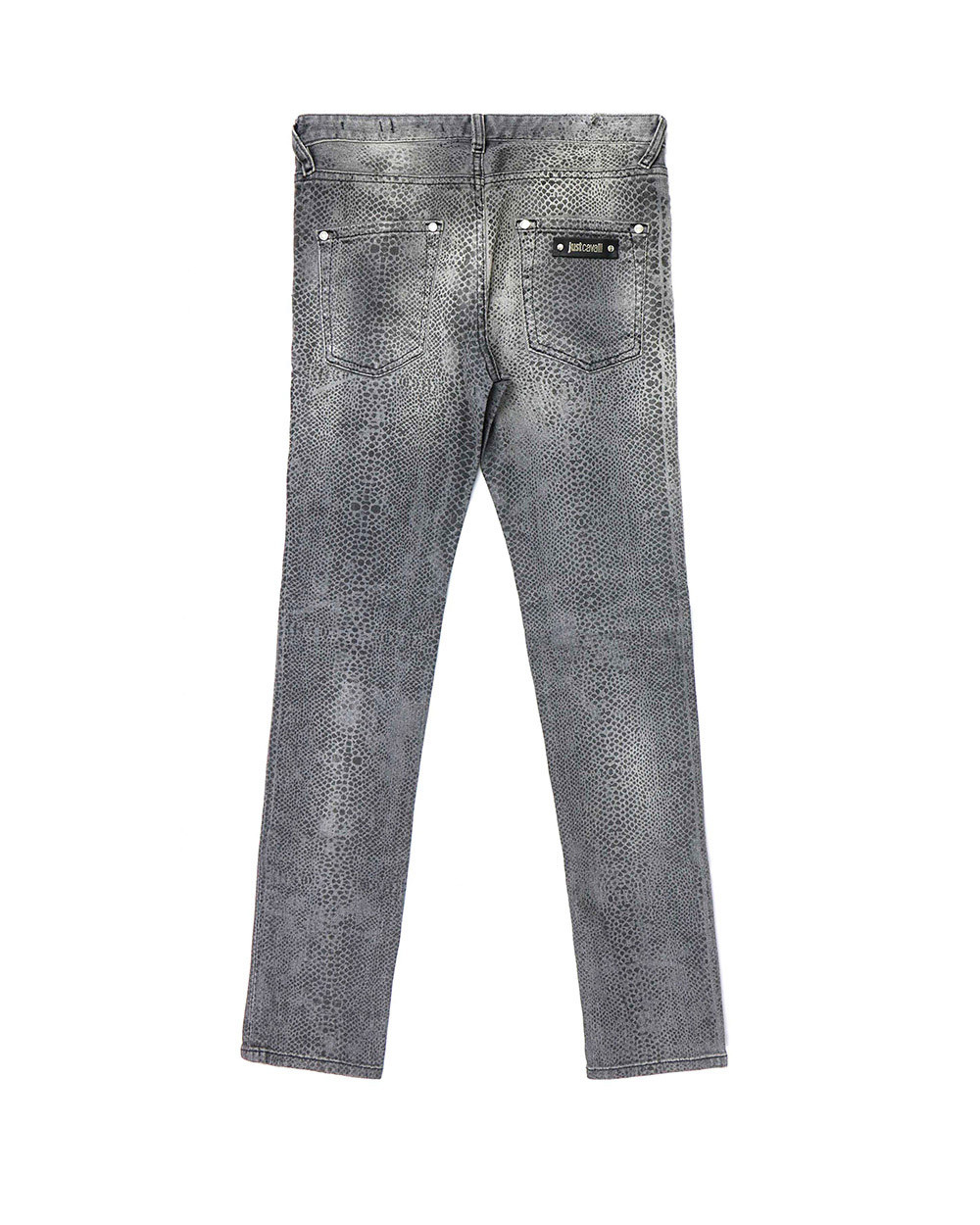 Just Cavalli Straight Jeans In Gray