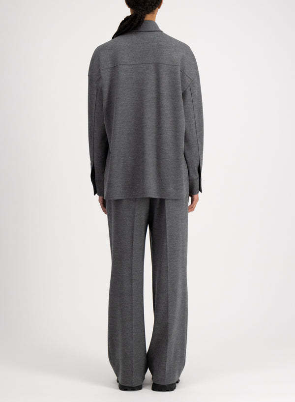 Harris Wharf London Wool Sweater In Gray