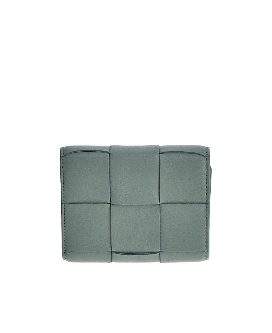 Bottega Veneta Zipper Wallet In Green