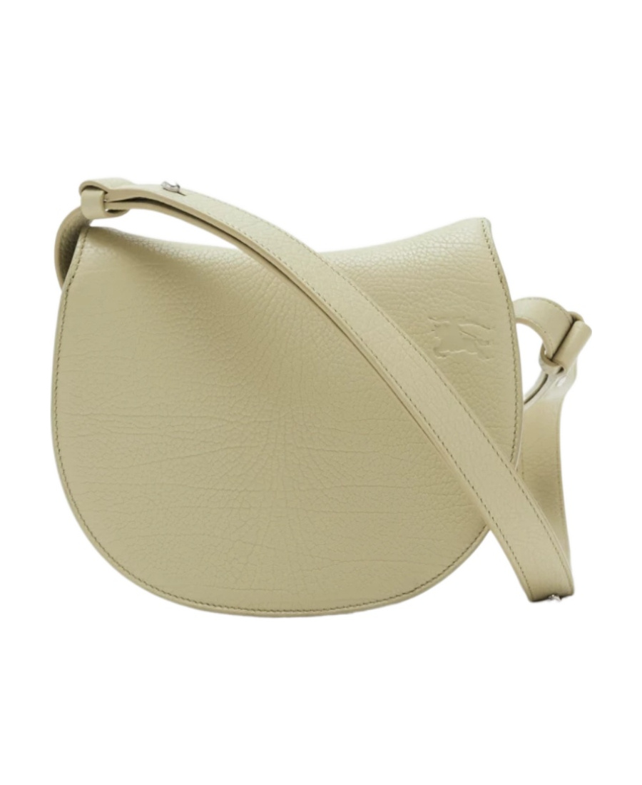 Burberry Mini Shoulder Bag With Adjustable Strap And Textured Finish In Nude