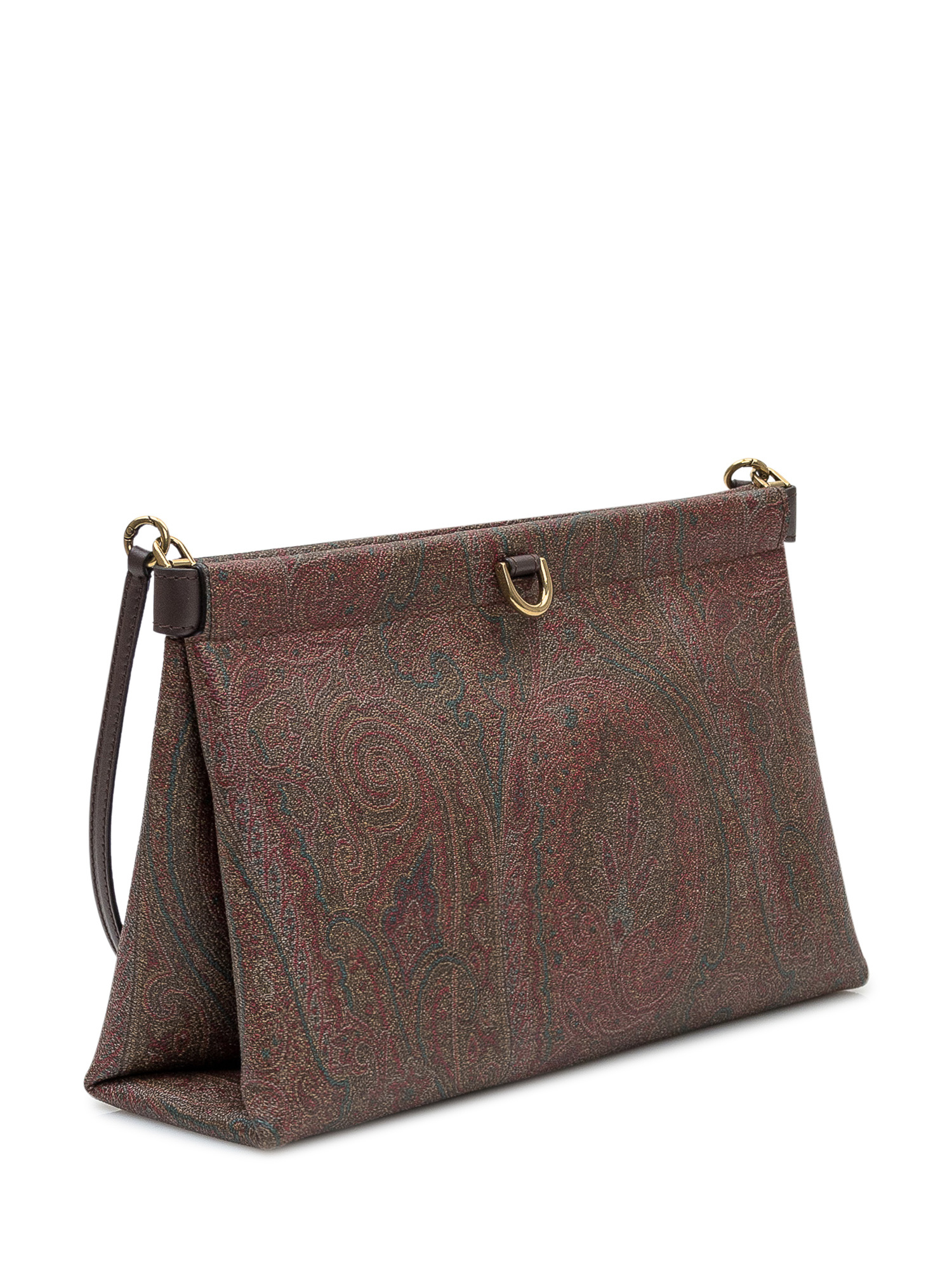 Etro Mini Arnica Paisley-patterned Shoulder Bag In Brown