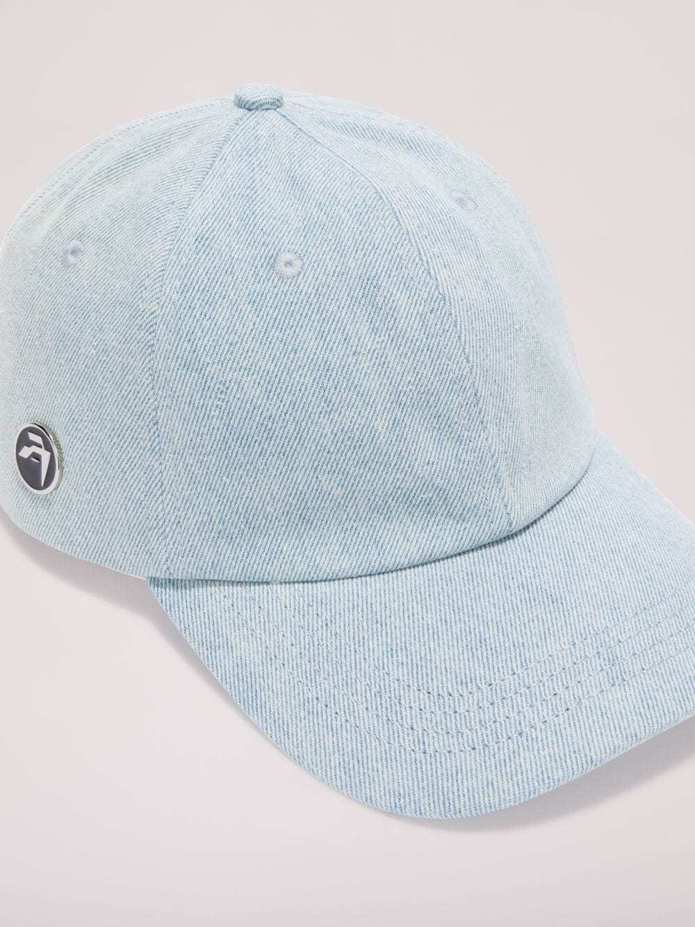 Ambush Logo-plaque Denim Hat In White