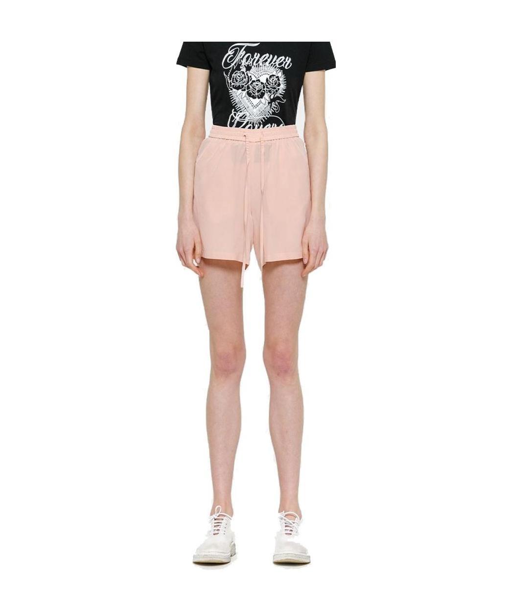 Red Valentino Straight Shorts In Neutral