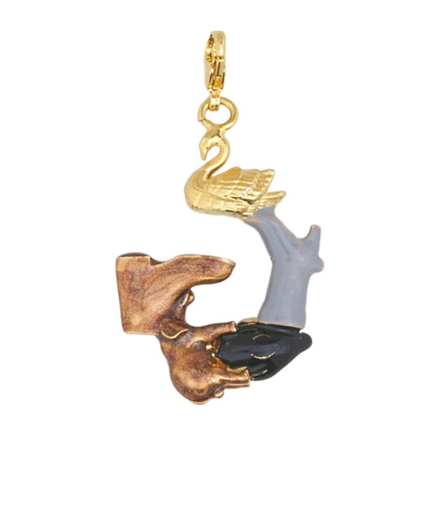 Marni Alphabet G Charm Pendant In Gold