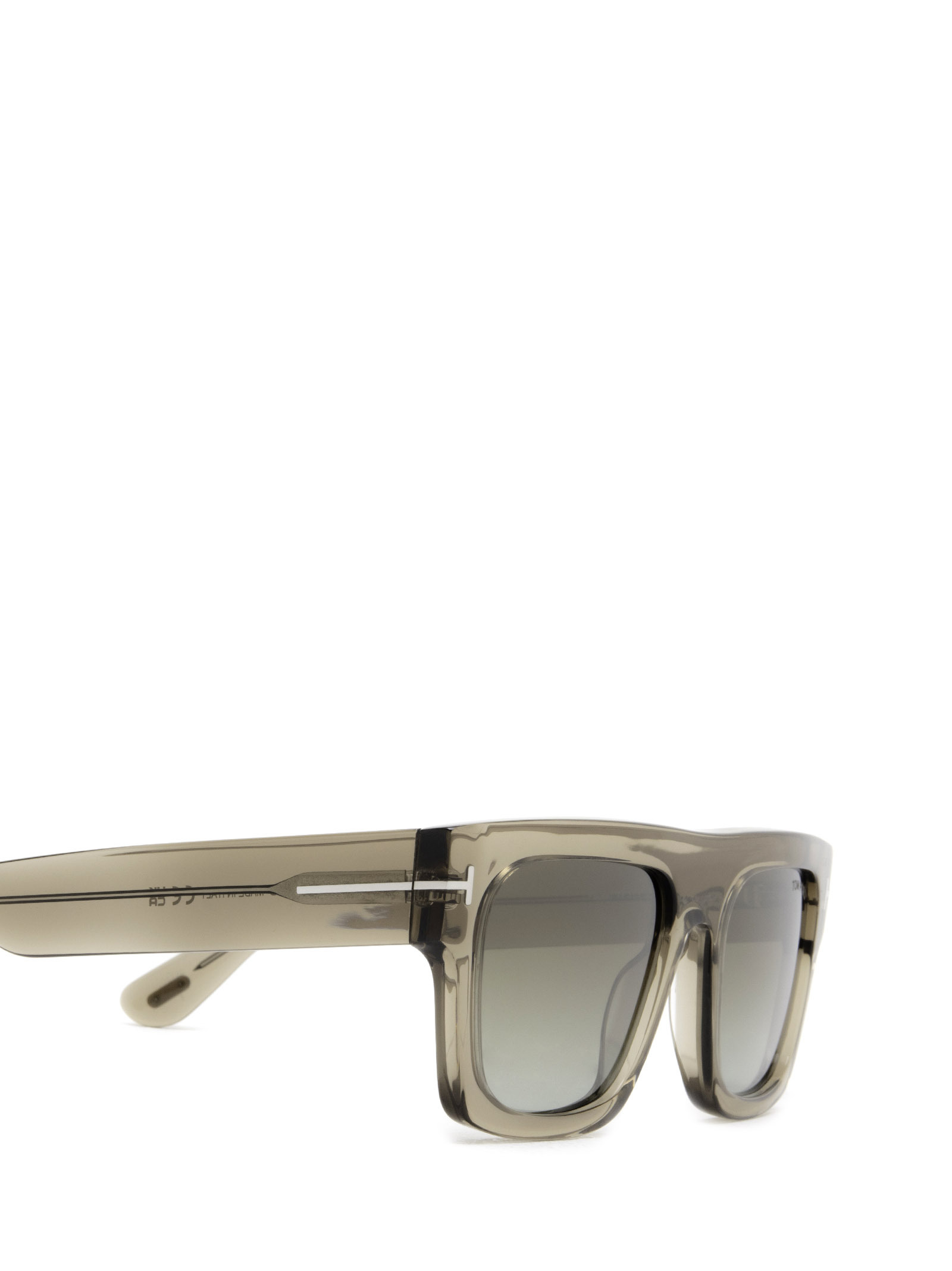 Tom Ford Eyewear Fausto Square Frame Sunglasses In Nude