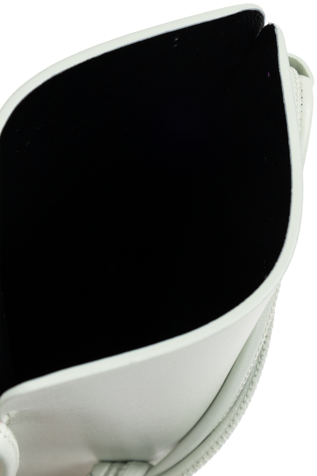 Jil Sander Woman Ivory Leather Tangle Shoulder Bag In White