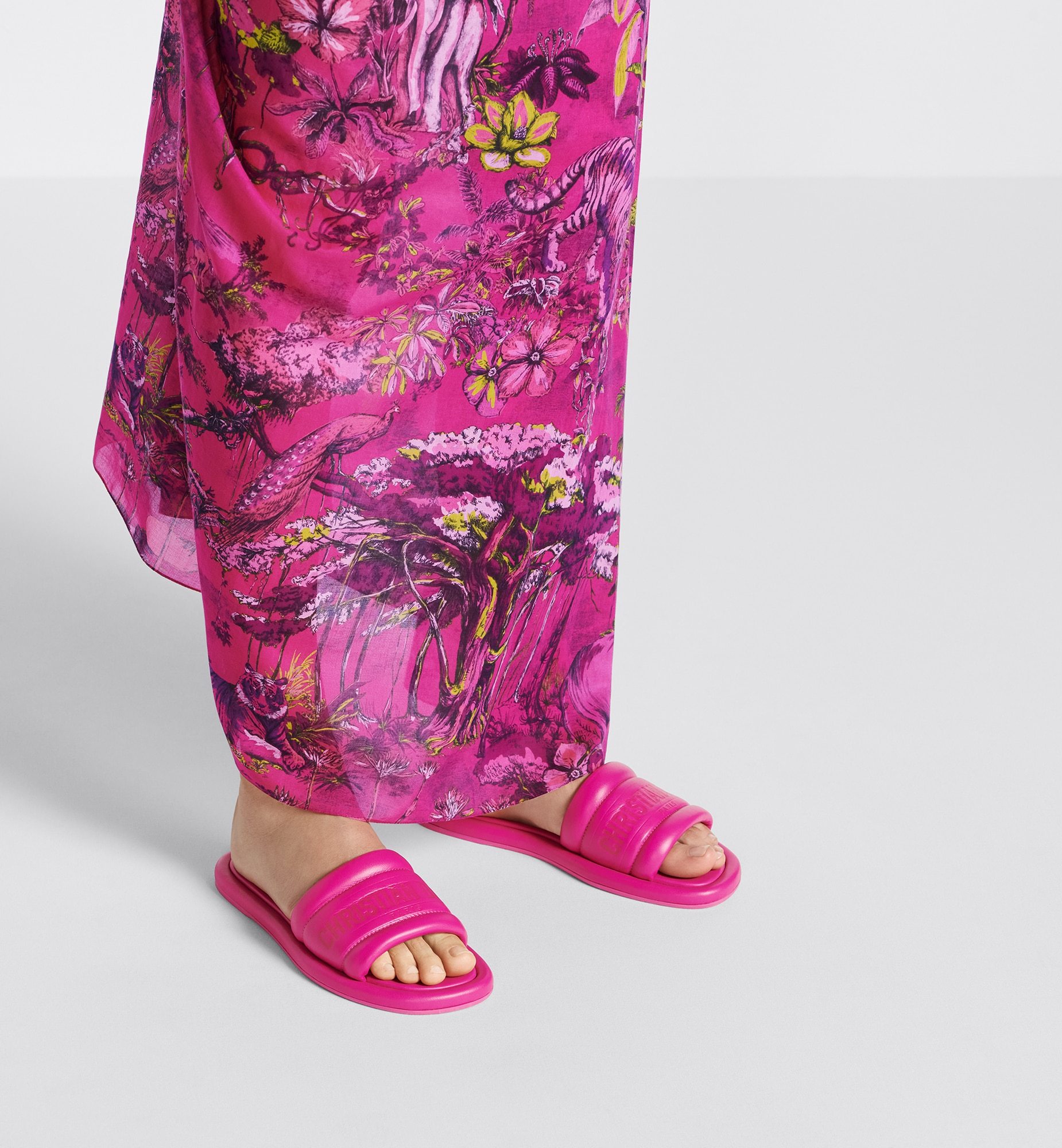 Dior Every-d Leather Slide In Pink