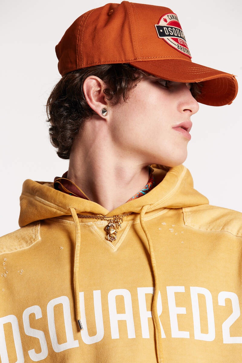 Dsquared2 Dsquared Mustard Cotton Sweatshirt In Yellow