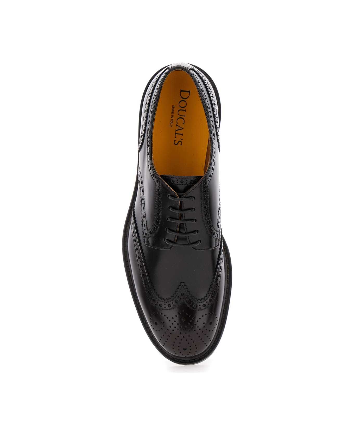 Doucal's Lace-up Shoe In Black