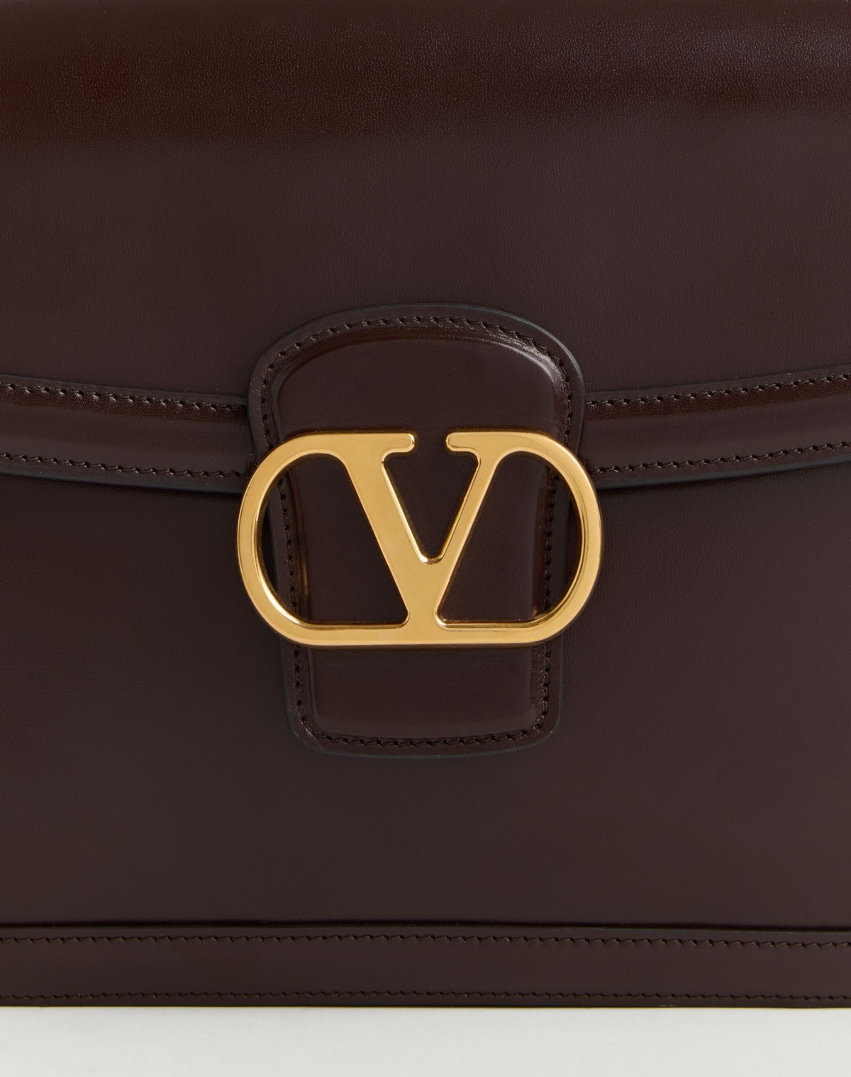 Valentino 9to5 Foldover Top Shoulder Bag In Black