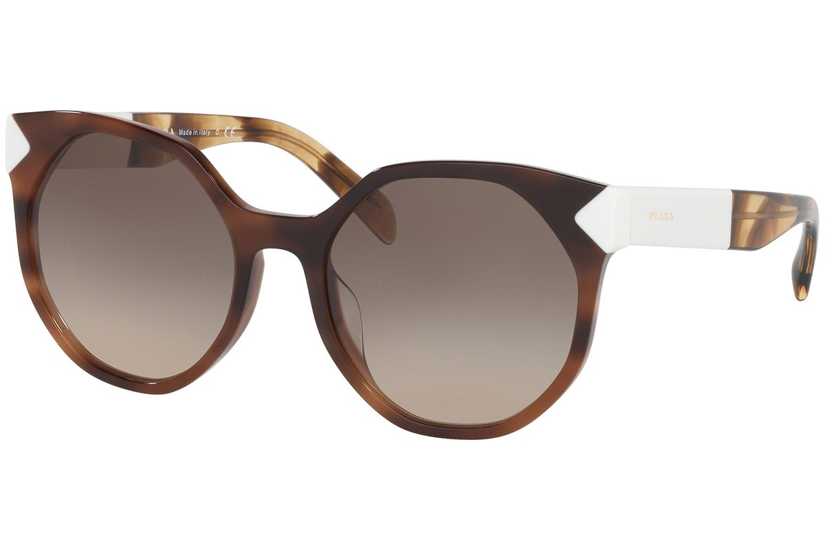 Prada Logo Sunglasses In Brown