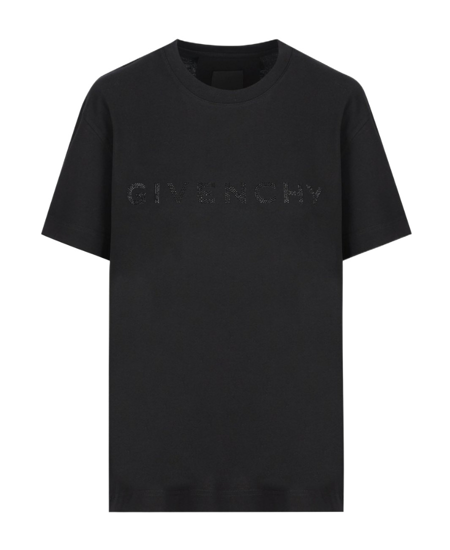 Givenchy T-shirt A Maniche Corte In Cotone. In Black