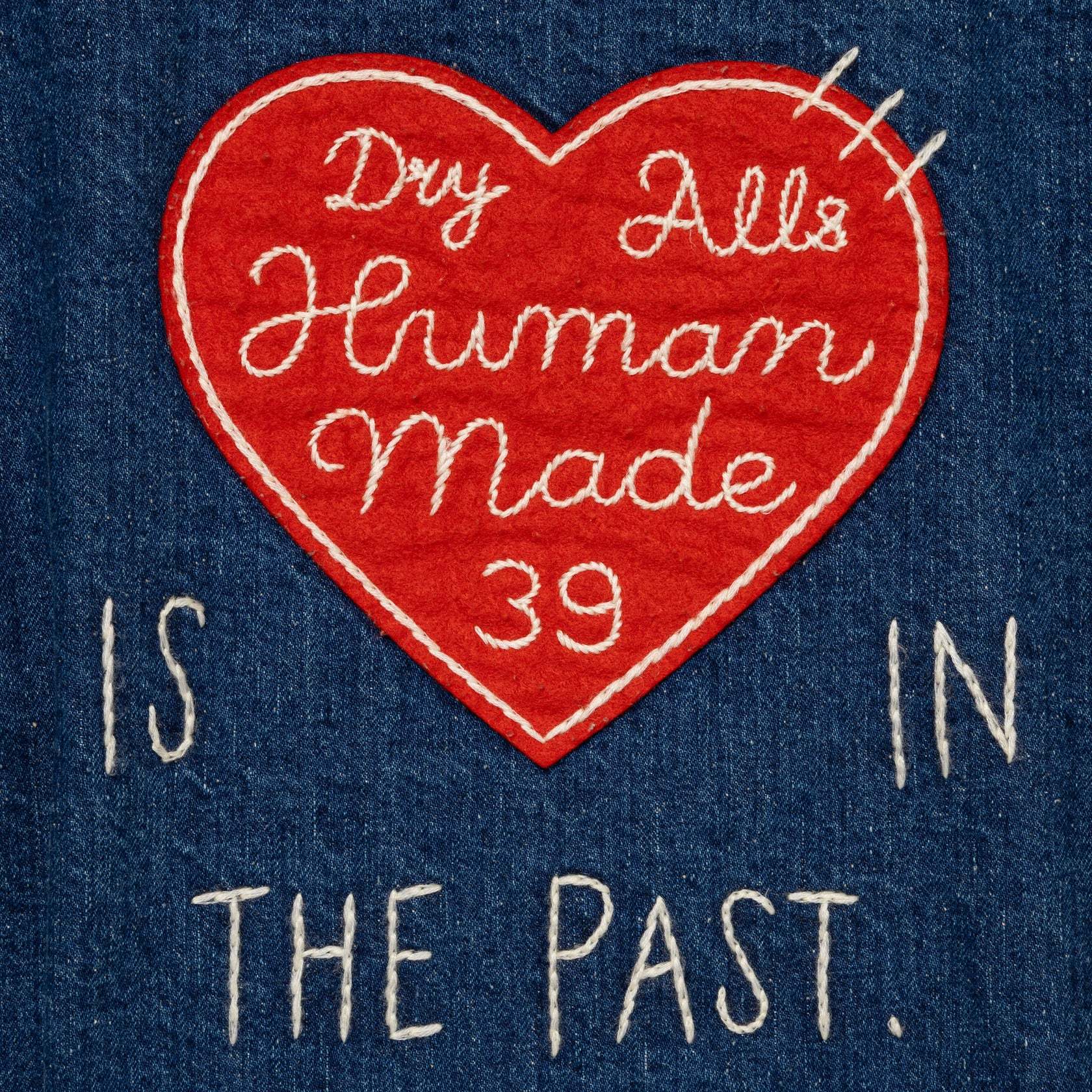 Human Made Buttoned Denim Jacket In Blue