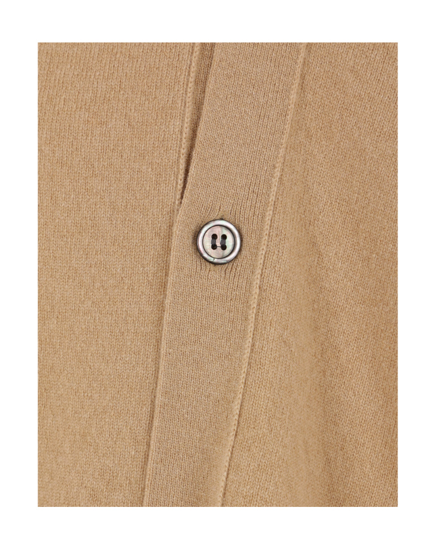 Comme Des Garçons Beige Cardigan X La Coste In Nude