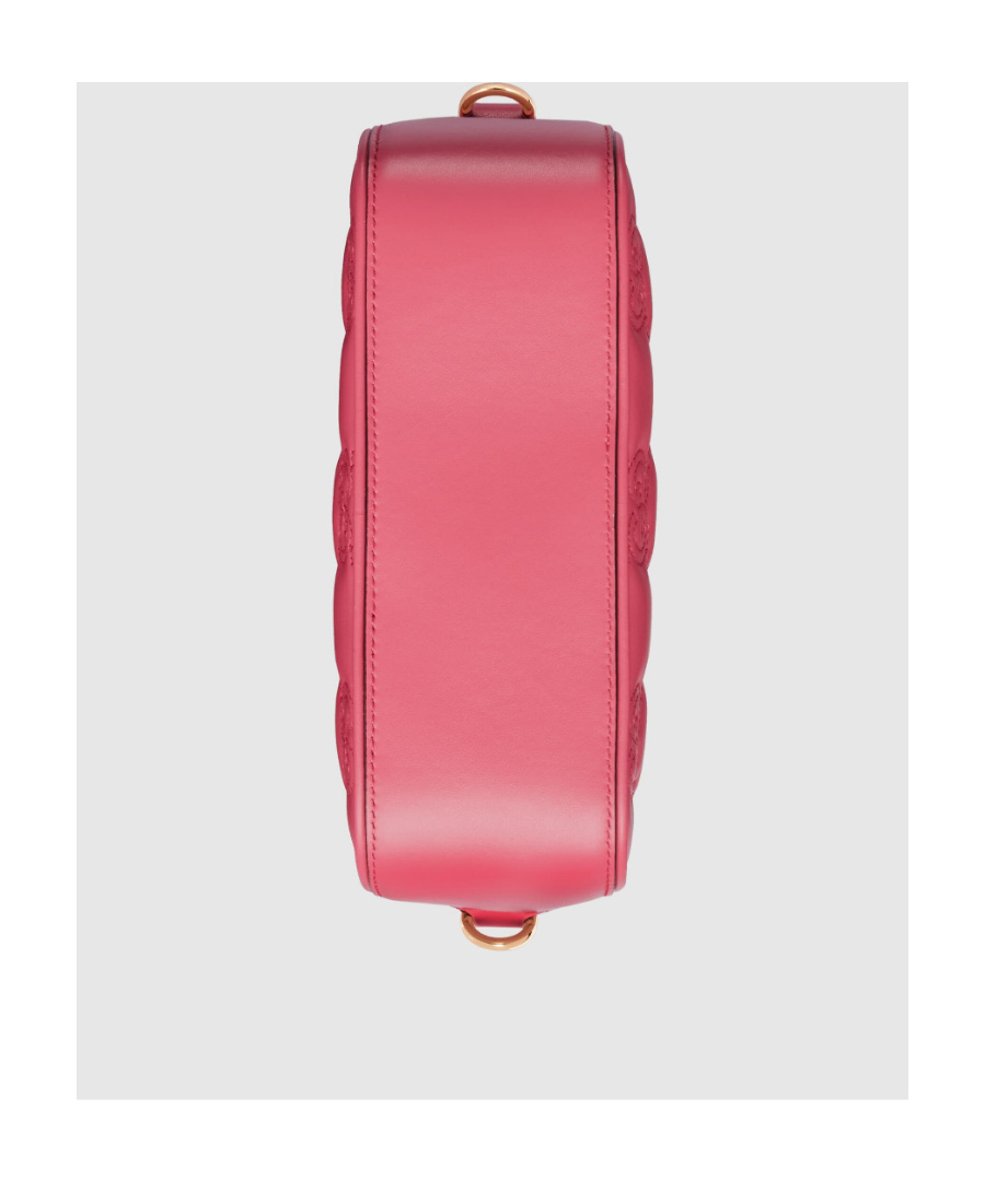 Gucci Small Quilted Crossbody Bag With Adjustable Strap In Pink