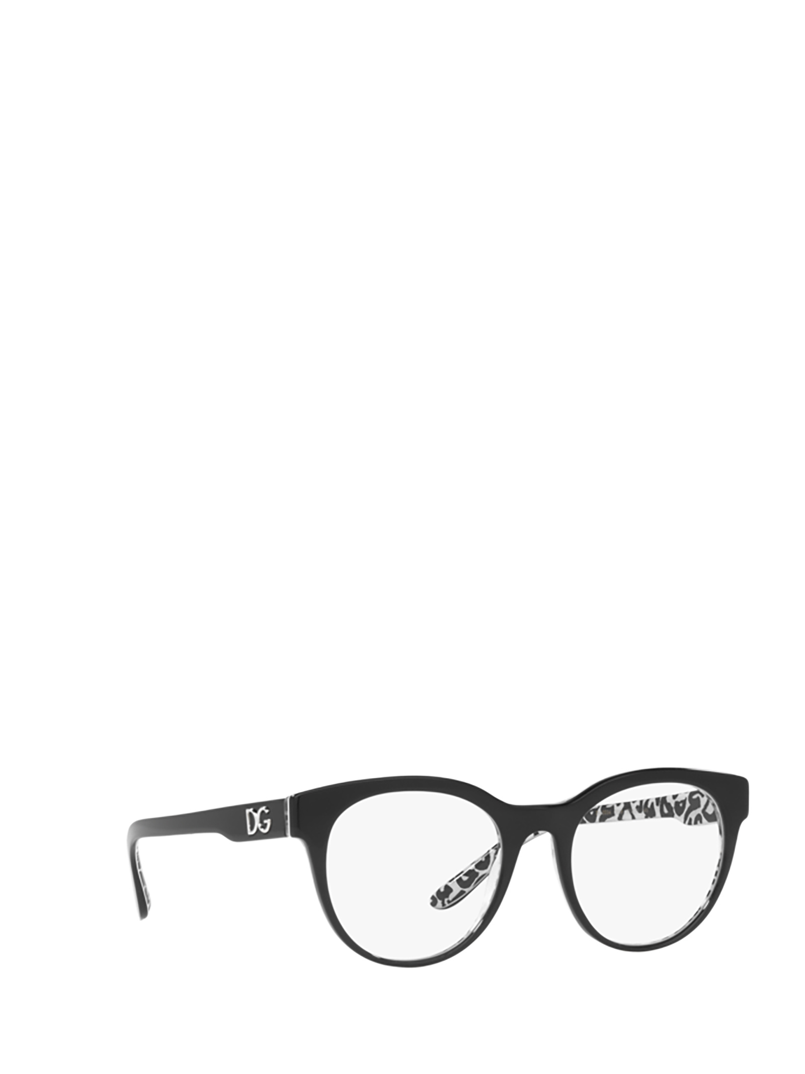 Dolce & Gabbana Dolce Gabbana Eyewear Round Frame Glasses In White