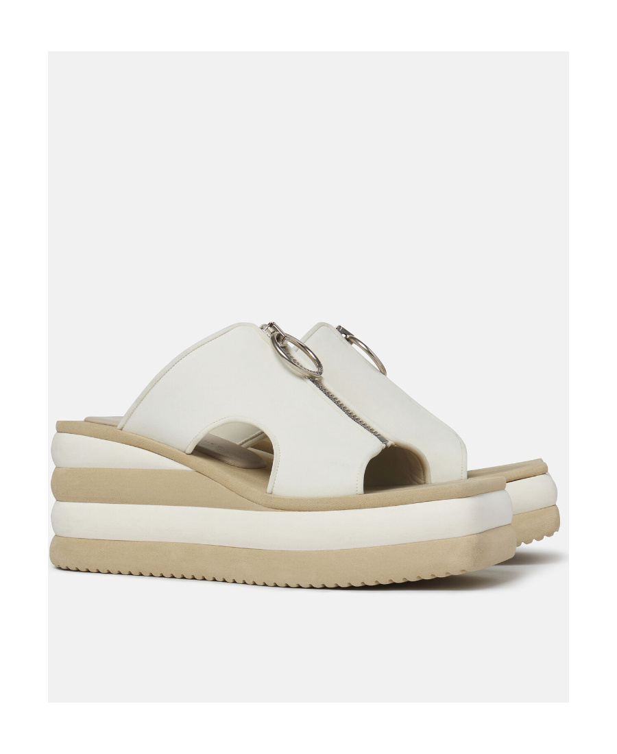 Stella Mccartney Cool Drag With Thick Bottom Of Logo In White