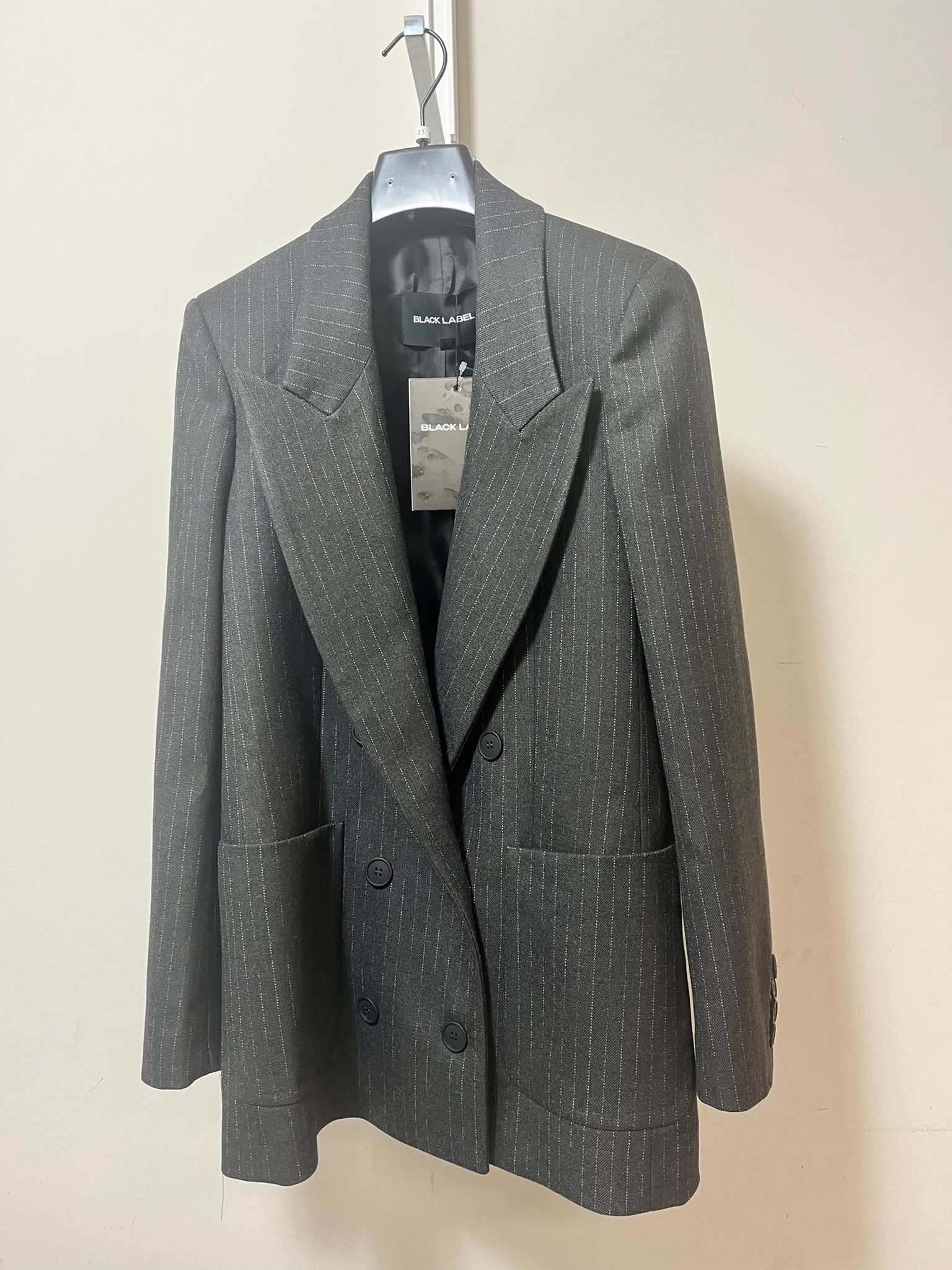 Rundholz Black Label Long-sleeved Suit Coat In Black