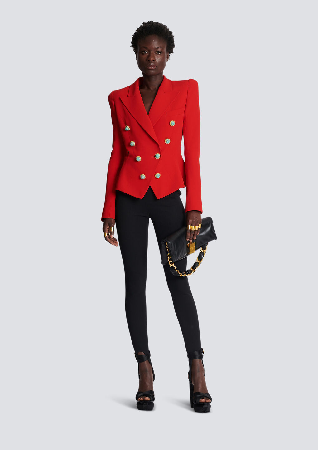 BALMAIN SLIM-FIT CREPE JACKET