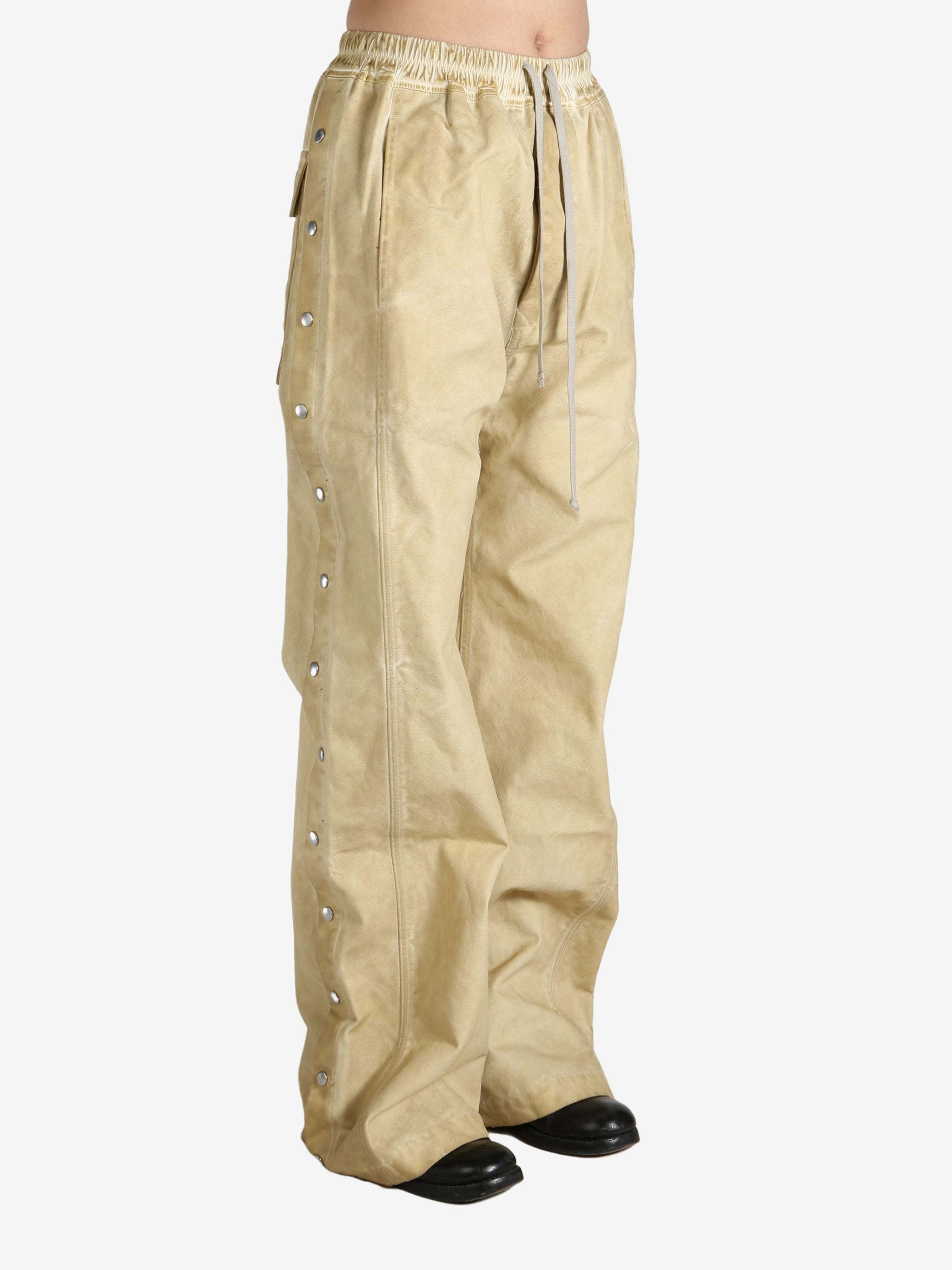 Rick Owens Drkshdw Drawstring Design Casual Pants In Nude