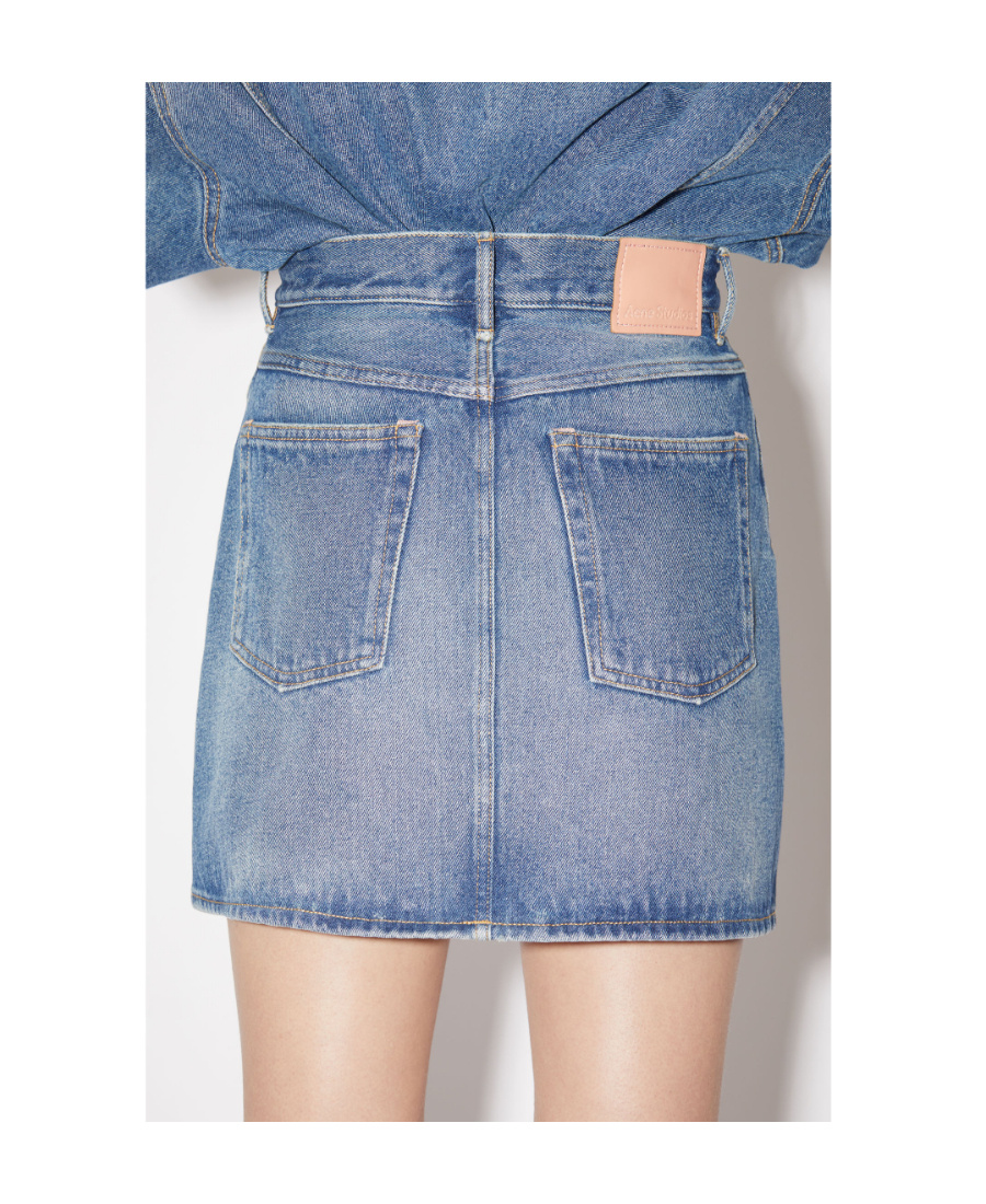 ACNE STUDIOS A-LINE DENIM SKIRT