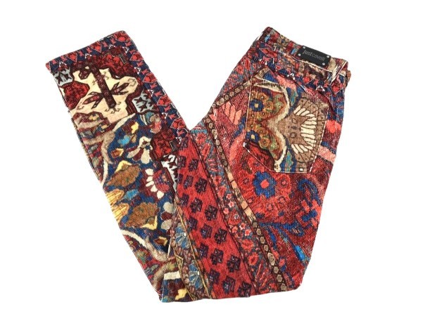 Just Cavalli Belt-loop Jeans In Brown