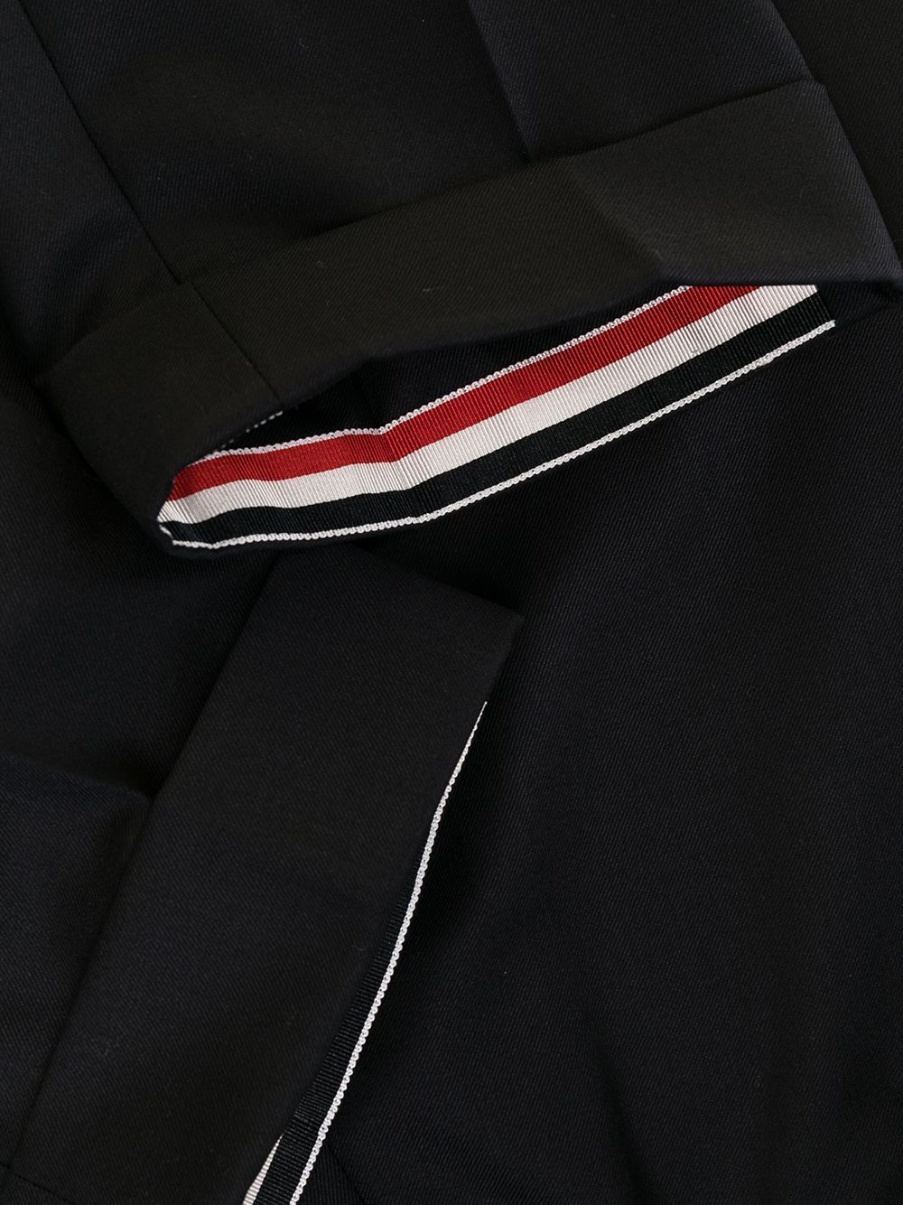 Thom Browne Straight-leg Trousers In Black