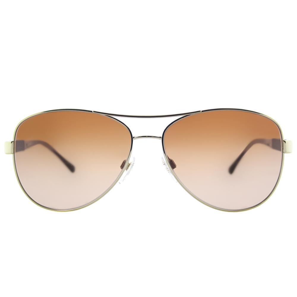 Burberry Eyewear Aviator Frame Sunglasses In Nude