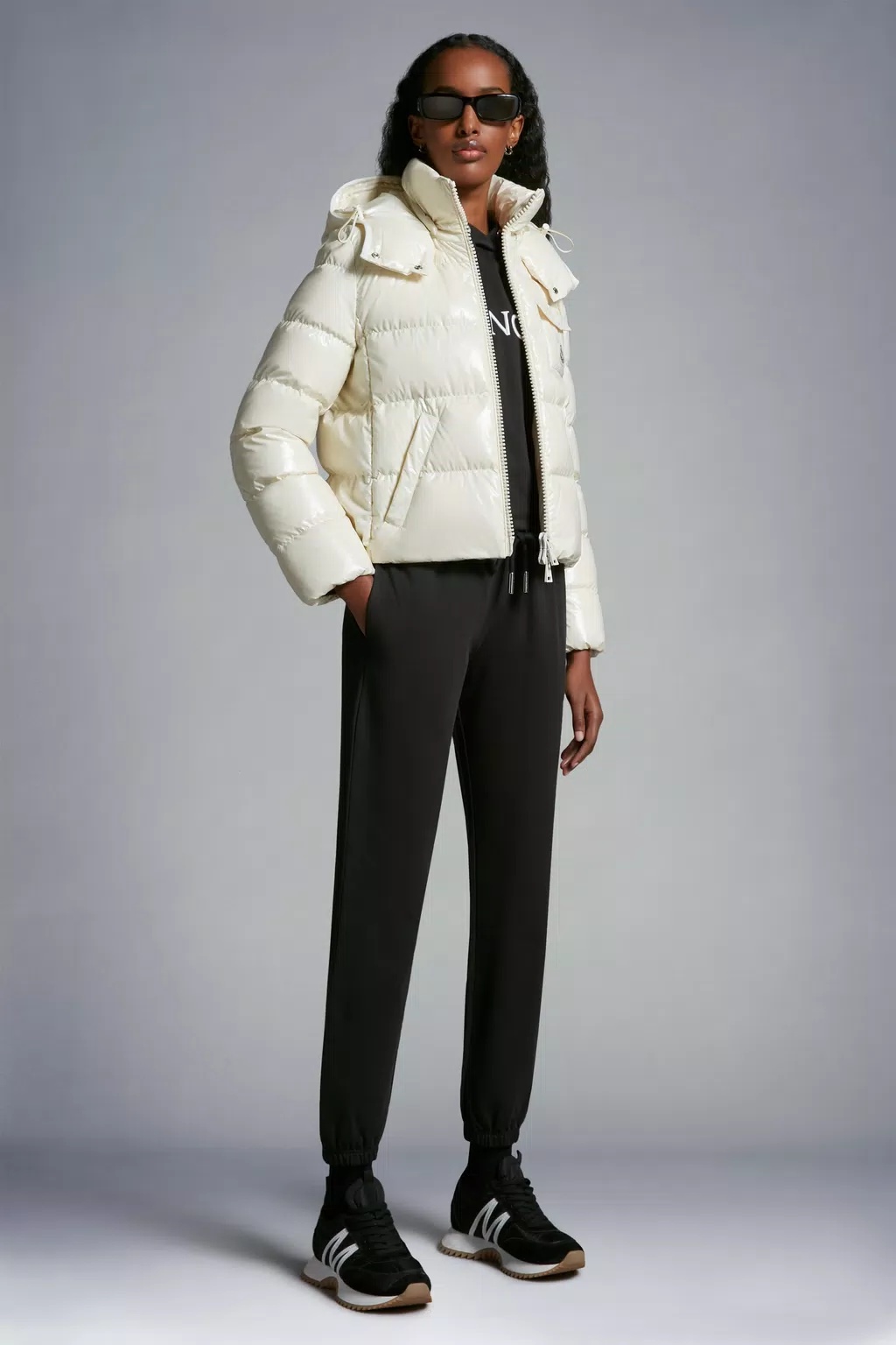 MONCLER LOGO PATCH TRACKPANTS 