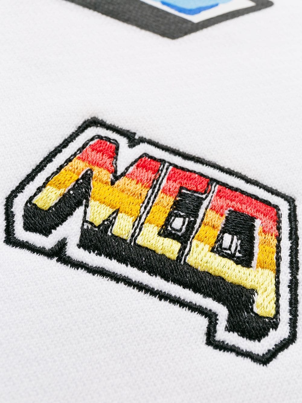 Mcq By Alexander Mcqueen Pattern Printed Hooded Sweater In White