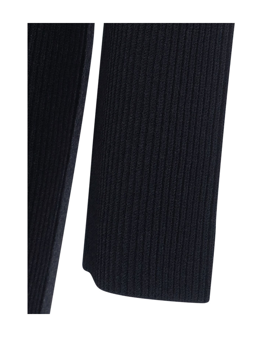 Khaite Beth Ribbed-knit Dress In Black