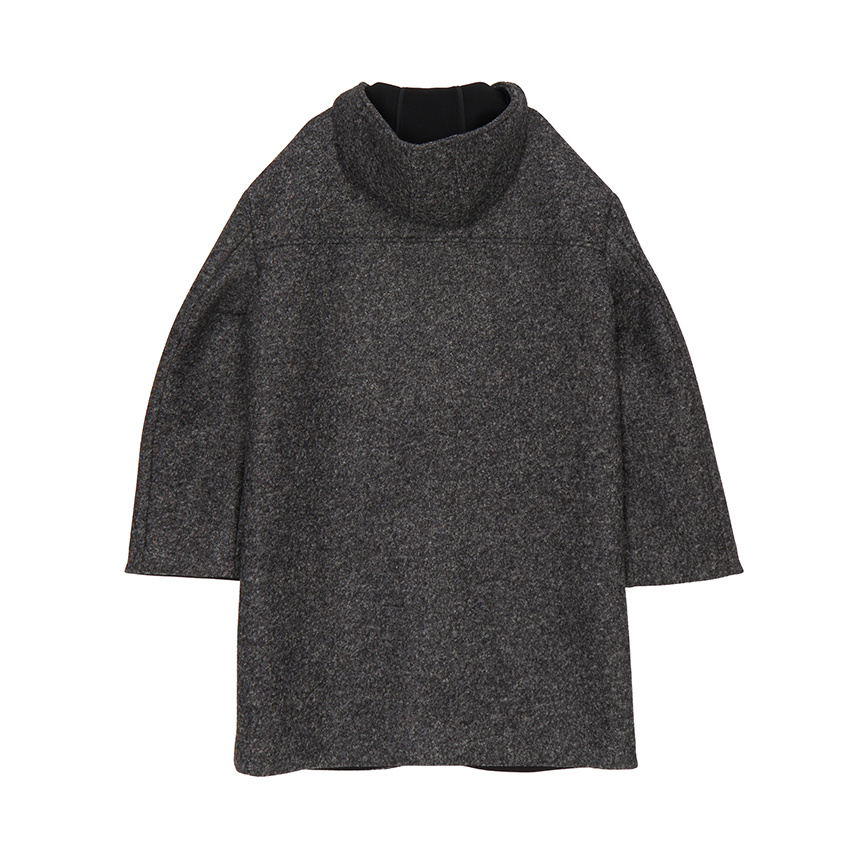 Max Mara Hooded Coat In Gray
