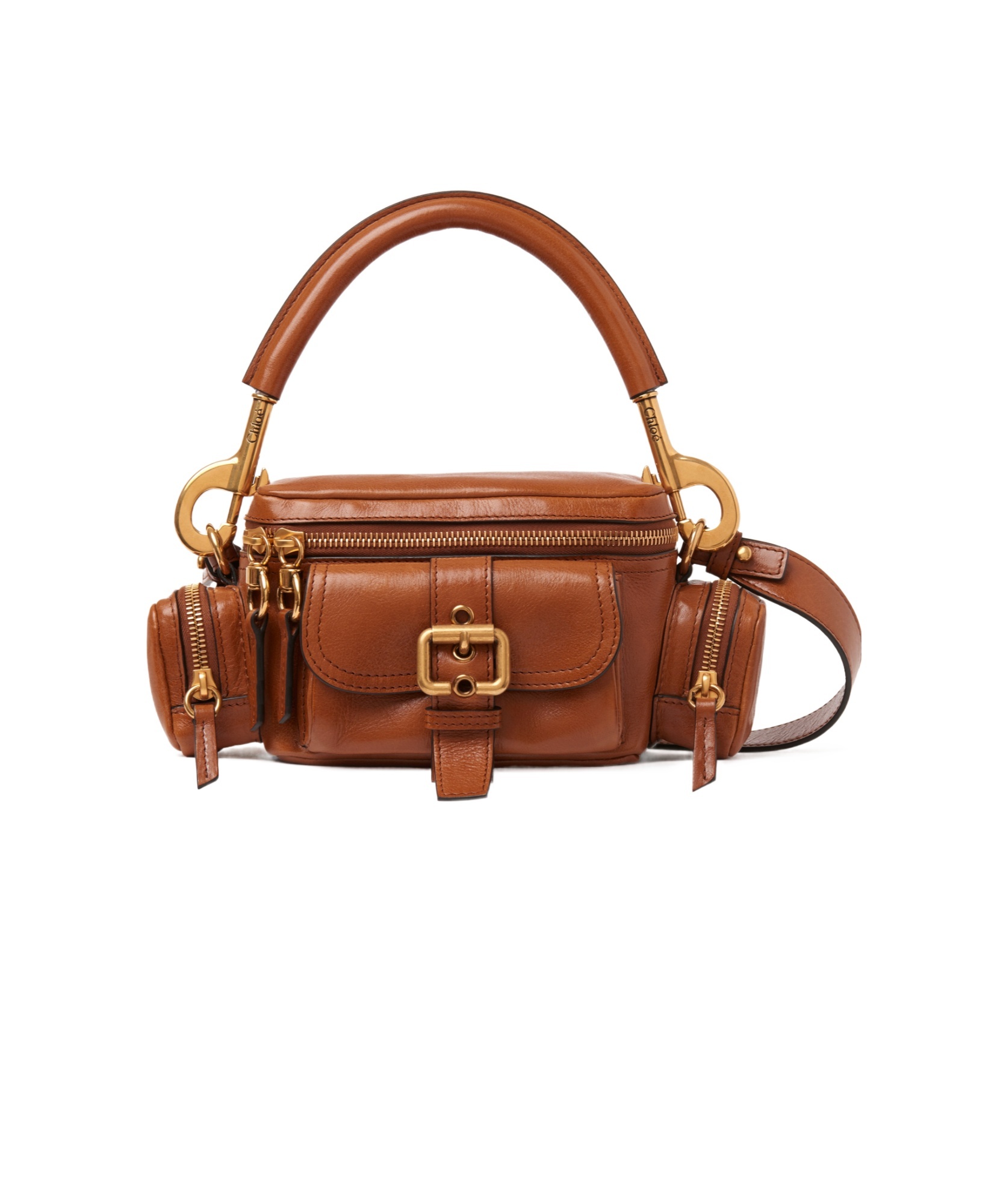 Chloé Large Camera Shoulder Bag In Brown