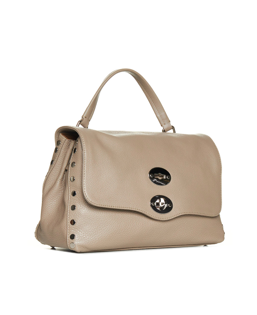 Zanellato Postina Daily Twist-lock Medium Tote Bag In Nude