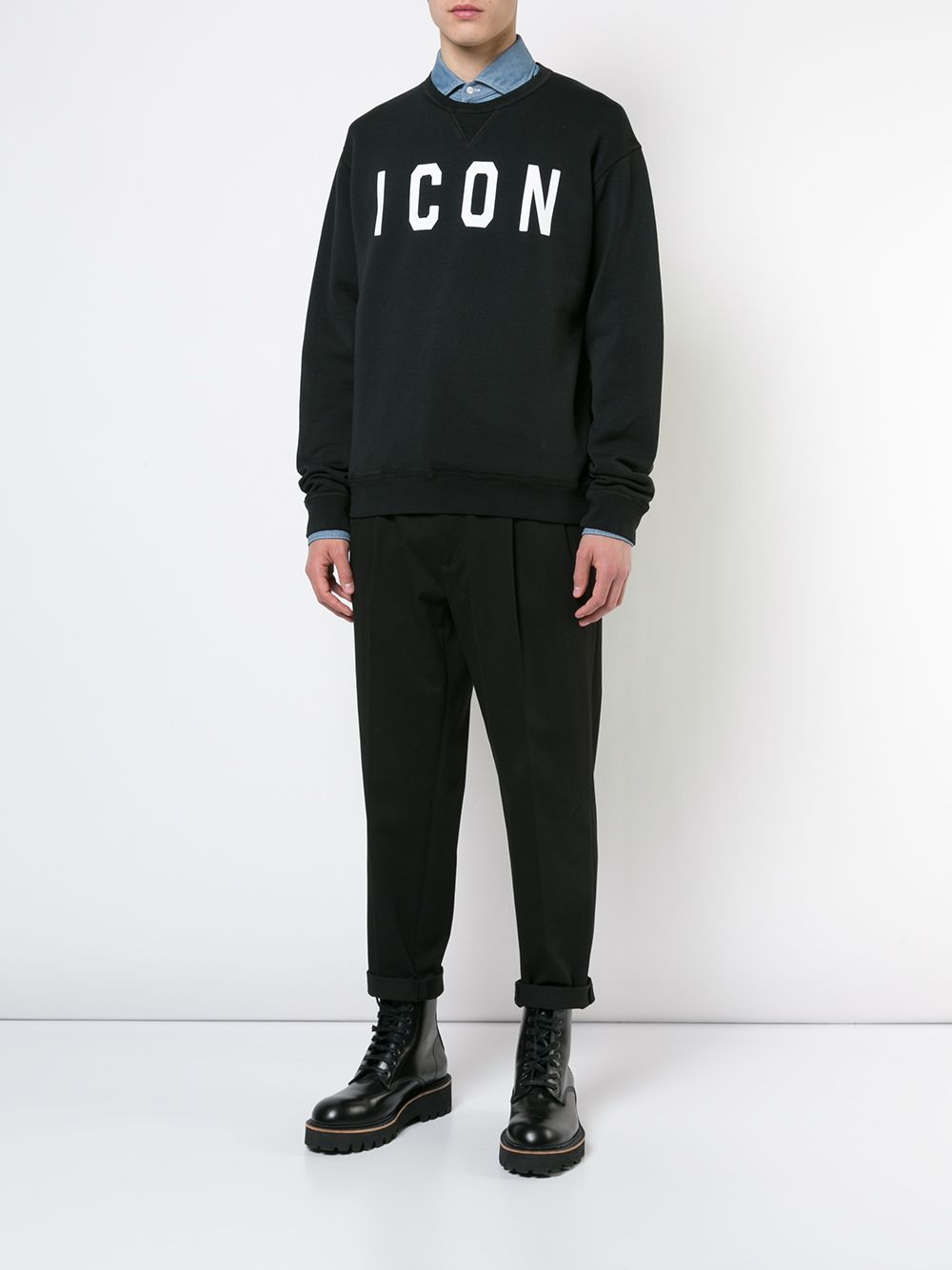 Dsquared2 Logo Sweater In Black