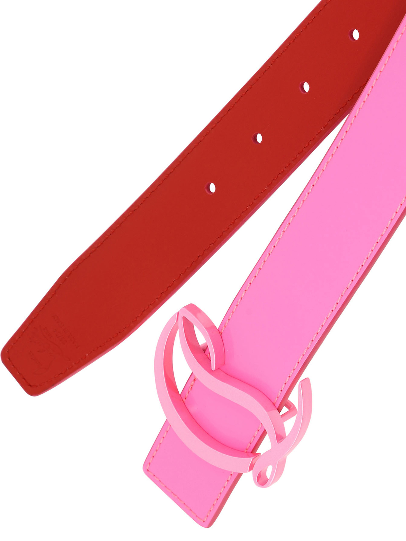 Christian Louboutin 'cl Logo' Reversible Belt