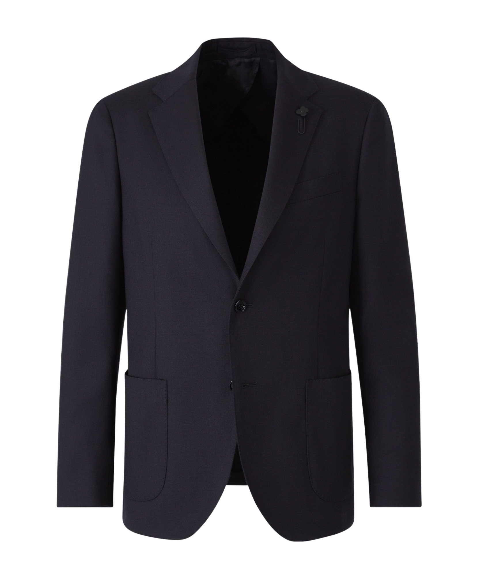 Lardini Long-sleeved Suit In Black