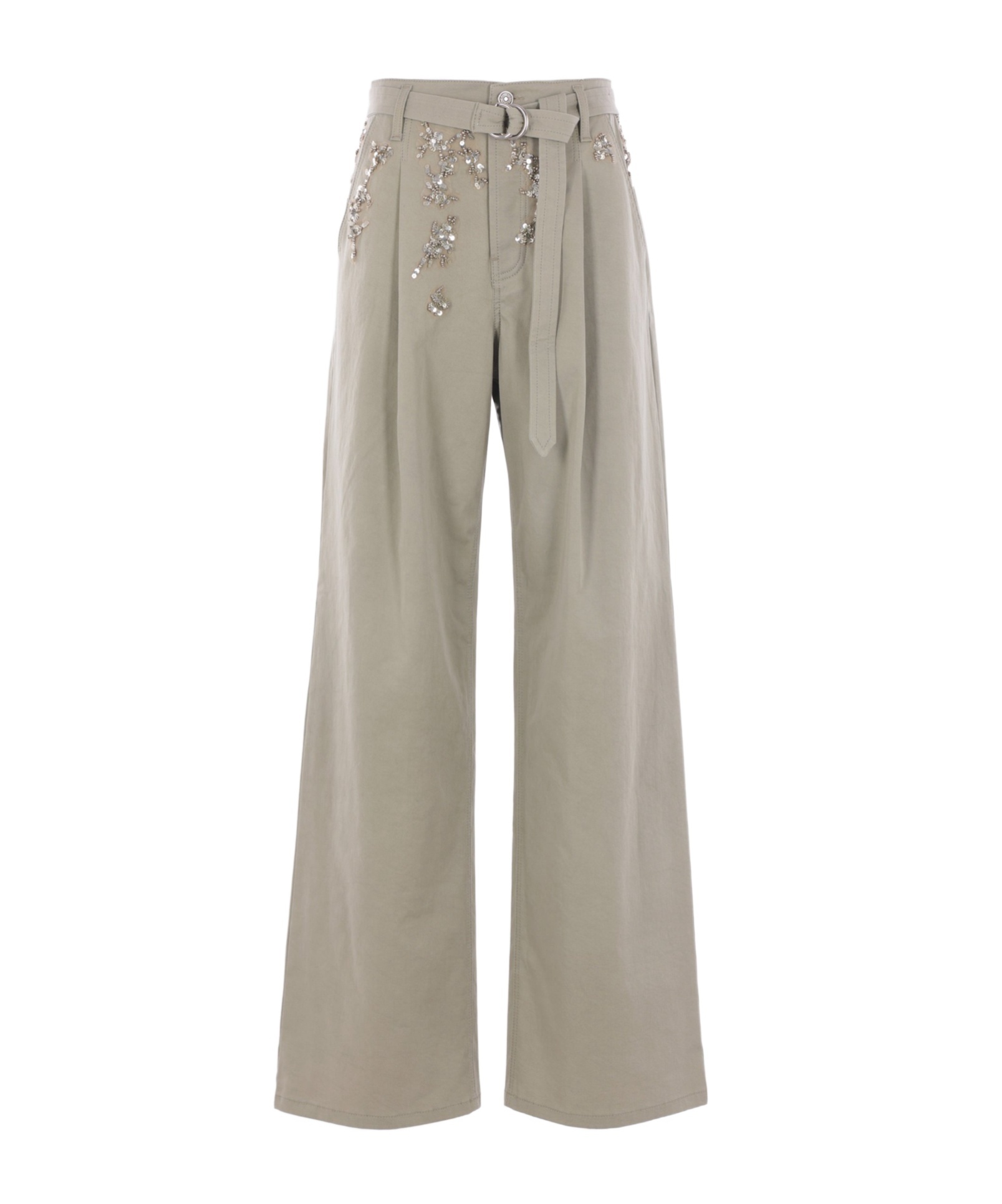 Ermanno Scervino Belt Loop Track Pants In Brown
