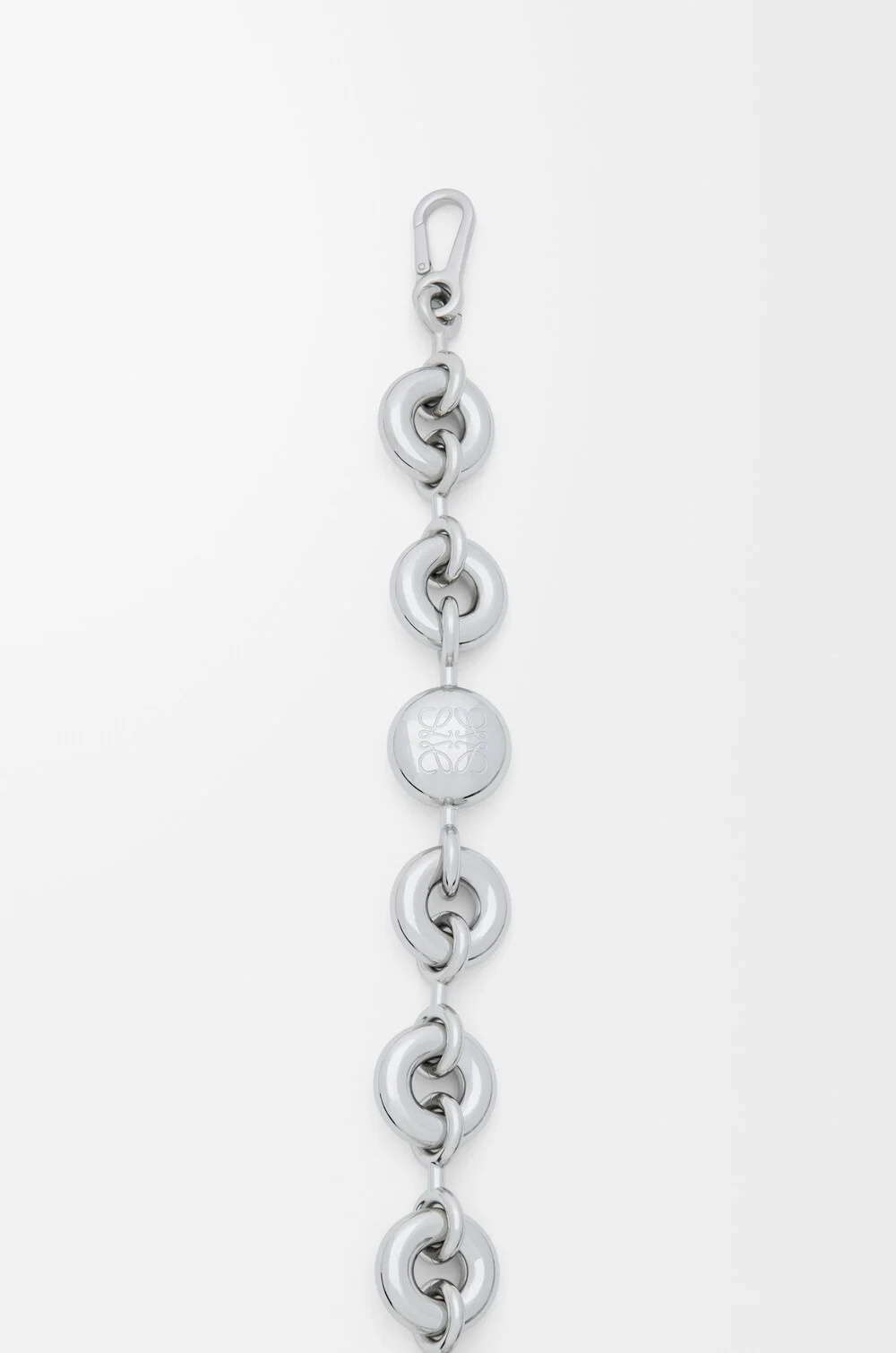 Loewe Detachable Chunky Chain Strap In Silver