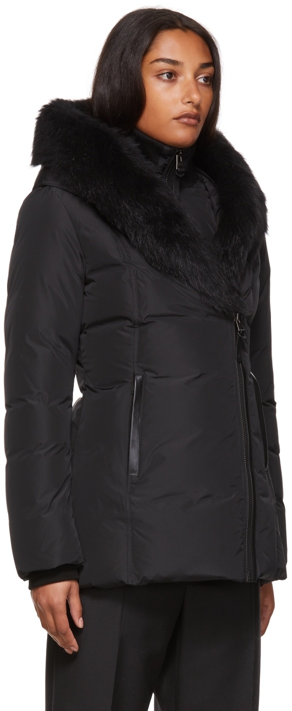 Mackage Black Polyester Adali Down Jacket In Black