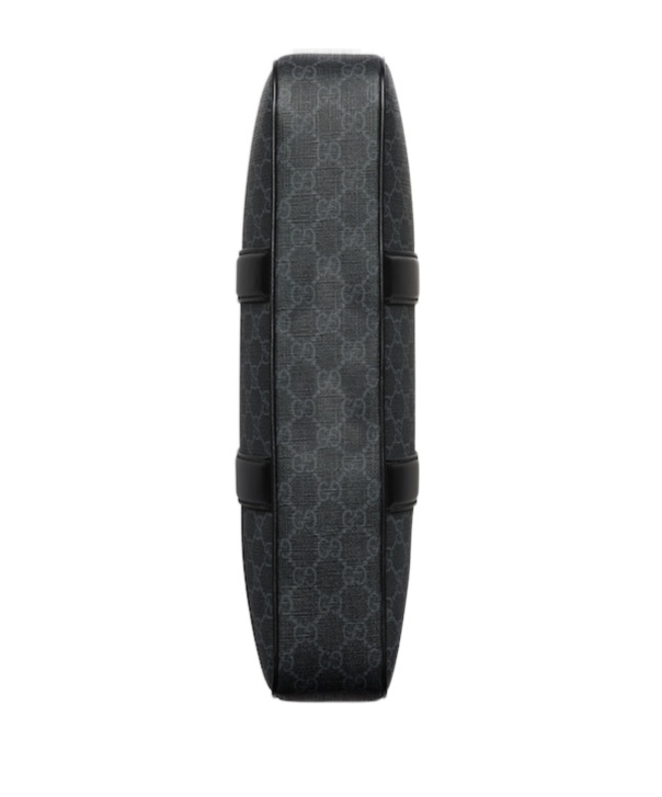 Gucci Gg Supreme Canvas Briefcase In Black